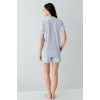 ieg™ Arnetta 3601-S Kadın Gömlek Pijama Şort Takım