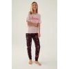 ieg™ Barbie L1704-S Kadın Kısa Kol Pijama Takımı