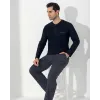 ieg™ Boyraz 0404 Erkek Uzun Kol Pijama Takımı