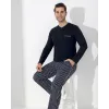 ieg™ Boyraz 0405 Erkek Uzun Kol Pijama Takımı