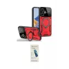 ieg™ C55 Kılıf Kıvılcım Modern Serisi - Şeffaf Pasifik Cam Ekran Koruyucu