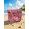 ieg™ Crocs Stil Jibbitzli Kadın Plaj Çantası