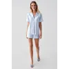 ieg™ Freshness 324 Kadın 4Lü Sabahlıklı Şorlu Pijama Takımı
