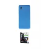 ieg™ Galaxy A01 Core Kılıf Ahenk Serisi - Şeffaf Temperli Cam Ekran Koruyucu