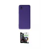 ieg™ Galaxy A01 Core Kılıf Ahenk Serisi - Şeffaf Temperli Cam Ekran Koruyucu