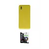 ieg™ Galaxy A01 Core Kılıf Ahenk Serisi - Şeffaf Temperli Cam Ekran Koruyucu