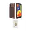 ieg™ Galaxy A01 Core Kılıf Eksen Form Prime - Siyah Mat Seramik Nano Ekran Koruyucu