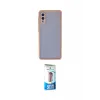 ieg™ Galaxy A02 Kılıf Ahenk Çizgi Serisi - Siyah 5D Eko Cam Ekran Koruyucu