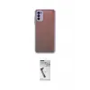 ieg™ Galaxy A03S Kılıf Ahenk Çizgi Serisi - Şeffaf Uv Polymer Nano Ekran Koruyucu