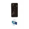 ieg™ Galaxy A04 Kılıf Nova Işık Prime - Siyah 3D Antistatik Cam Ekran Koruyucu