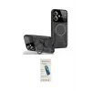 ieg™ Galaxy A05 Kılıf Kıvılcım Modern Serisi - Şeffaf Pasifik Cam Ekran Koruyucu