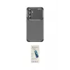 ieg™ Galaxy A15 4G Kılıf Eksen Form Prime - Şeffaf Pasifik Cam Ekran Koruyucu