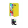 ieg™ Galaxy A31 Kılıf Ahenk Serisi - Şeffaf Temperli Cam Ekran Koruyucu