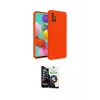 ieg™ Galaxy A31 Kılıf Ahenk Serisi - Şeffaf Temperli Cam Ekran Koruyucu