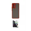 ieg™ Galaxy A53 5G Kılıf Ahenk Çizgi Serisi - Şeffaf Temperli Cam Ekran Koruyucu
