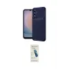 ieg™ Galaxy A57 5G Kılıf Eksen Form Prime - Şeffaf Pasifik Cam Ekran Koruyucu