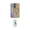 ieg™ Galaxy A57 5G Kılıf Siluet Minimal Prime - Şeffaf Pasifik Cam Ekran Koruyucu