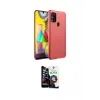 ieg™ Galaxy M31 Kılıf Ahenk Serisi - Şeffaf Temperli Cam Ekran Koruyucu