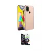ieg™ Galaxy M31 Kılıf Ahenk Serisi - Şeffaf Temperli Cam Ekran Koruyucu