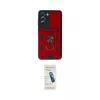 ieg™ Galaxy S21 FE Kılıf Ahenk Klasik - Şeffaf Pasifik Cam Ekran Koruyucu