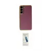 ieg™ Galaxy S21 FE Kılıf Yankı Serisi - Şeffaf Pasifik Cam Ekran Koruyucu