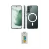 ieg™ Galaxy S22 Plus Kılıf Ahenk Yansıma Prime - Şeffaf Polymer Nano Ekran Koruyucu