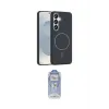 ieg™ Galaxy S23 FE Kılıf Siluet Doku Özel Seri - Siyah Joko Magic 5D Cam