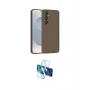 ieg™ Galaxy S23 FE Kılıf Yankı Form Serisi - Siyah 3D Antistatik Cam Ekran Koruyucu