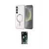 ieg™ Galaxy S23 Kılıf Nova Işık Özel Seri - Şeffaf 360 Full Body Arka Koruyucu