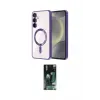 ieg™ Galaxy S23 Kılıf Nova Işık Özel Seri - Şeffaf 360 Full Body Arka Koruyucu