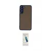 ieg™ Galaxy S23 Plus Kılıf Ahenk Çizgi Serisi - Şeffaf Pasifik Cam Ekran Koruyucu