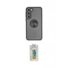 ieg™ Galaxy S23 Plus Kılıf Yörünge Çizgi - Şeffaf Polymer Nano Ekran Koruyucu