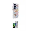 ieg™ Galaxy S23 Ultra Kılıf Ahenk Modern Serisi - Siyah Durable Full Glue Curved Cam