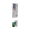 ieg™ Galaxy S23 Ultra Kılıf Ahenk Modern Serisi - Siyah Durable Full Glue Curved Cam