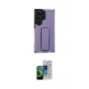 ieg™ Galaxy S23 Ultra Kılıf Çekirdek Yansıma - Siyah Durable Full Glue Curved Cam