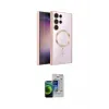 ieg™ Galaxy S23 Ultra Kılıf Nova Işık Özel Seri - Siyah Durable Full Glue Curved Cam