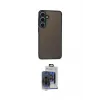 ieg™ Galaxy S24 Kılıf Ahenk Çizgi Serisi - Siyah Vanessa Magic Cam