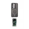 ieg™ Galaxy S24 Kılıf Akış Form - Siyah 360 Mat Full Body Arka Koruyucu
