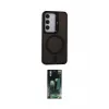 ieg™ Galaxy S24 Kılıf Akış Form - Siyah 360 Mat Full Body Arka Koruyucu