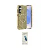 ieg™ Galaxy S24 Kılıf Eksen Çizgi - Şeffaf Pasifik Cam Ekran Koruyucu
