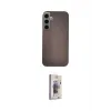 ieg™ Galaxy S24 Kılıf Eksen Prime - Siyah Bilvis 3D Cam Ekran Koruyucu