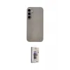 ieg™ Galaxy S24 Kılıf Eksen Prime - Siyah Bilvis 3D Cam Ekran Koruyucu