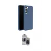 ieg™ Galaxy S24 Kılıf Kozmos Yansıma Özel Seri - Siyah Vanessa Magic Hayalet Cam