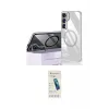 ieg™ Galaxy S24 Kılıf Nova Doku - Şeffaf Pasifik Cam Ekran Koruyucu