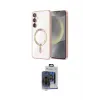 ieg™ Galaxy S24 Kılıf Nova Işık Özel Seri - Siyah Vanessa Magic Cam