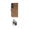 ieg™ Galaxy S24 Kılıf Siluet Işık Serisi - Siyah Vanessa Magic Hayalet Cam