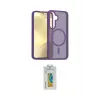 ieg™ Galaxy S24 Kılıf Siluet Minimal Prime - Siyah Polymer Nano Ekran Koruyucu