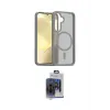 ieg™ Galaxy S24 Kılıf Siluet Minimal Prime - Siyah Vanessa Magic Cam