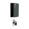 ieg™ Galaxy S24 Plus Kılıf Kozmos Yansıma Özel Seri - Siyah Vanessa Magic Hayalet Cam