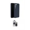 ieg™ Galaxy S24 Plus Kılıf Kozmos Yansıma Özel Seri - Siyah Vanessa Magic Hayalet Cam